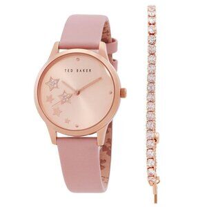 FX03891B NWT Ted Baker Fashion Ladies Quartz Steel Authentic Watch